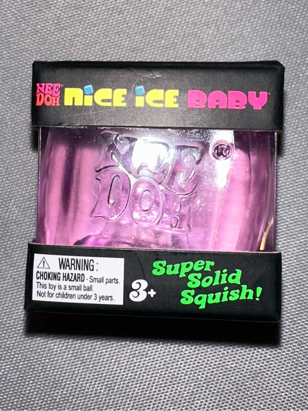 NeeDoh Nice Ice Baby Cube Squishy - Blue
